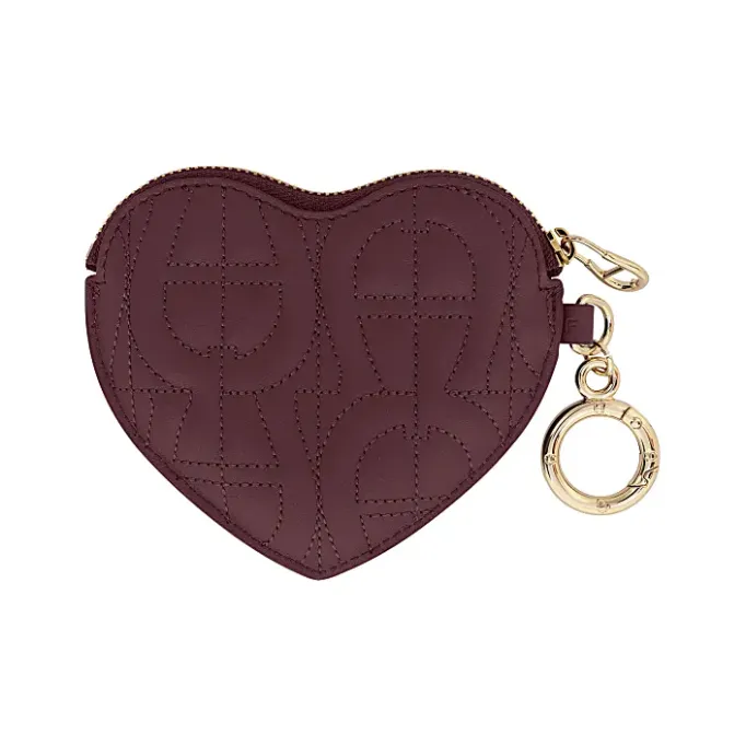 Aigner Leather Accessories-Diadora Heart case port red