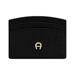 Aigner Wallets-Diadora Logo card case black