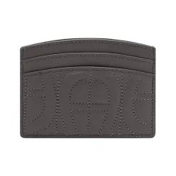 Aigner Wallets-Diadora Logo card case acacia brown