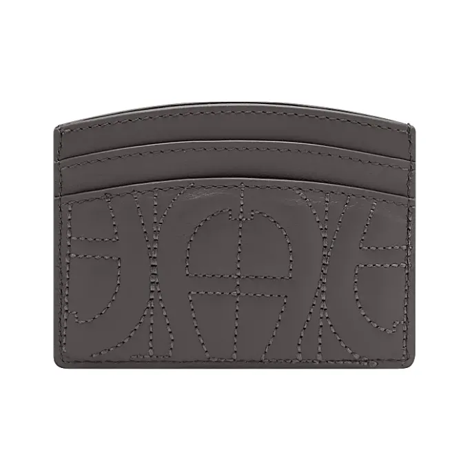 Aigner Wallets-Diadora Logo card case acacia brown
