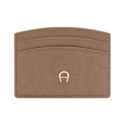 Aigner Wallets-Diadora Logo card case Oat Beige