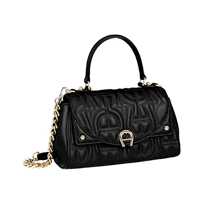 Aigner Bags-Diadora Logo Handbag S black