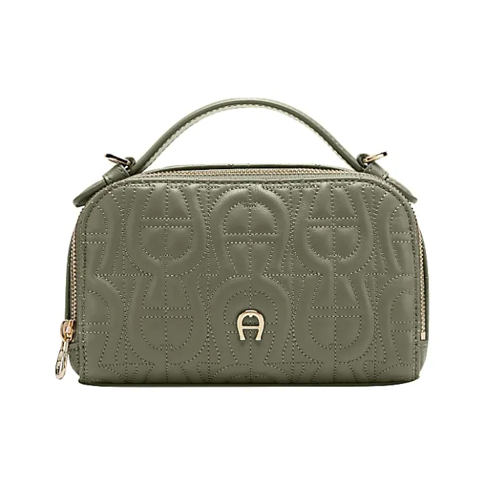 Aigner Leather Accessories-Diadora Pouch moss green