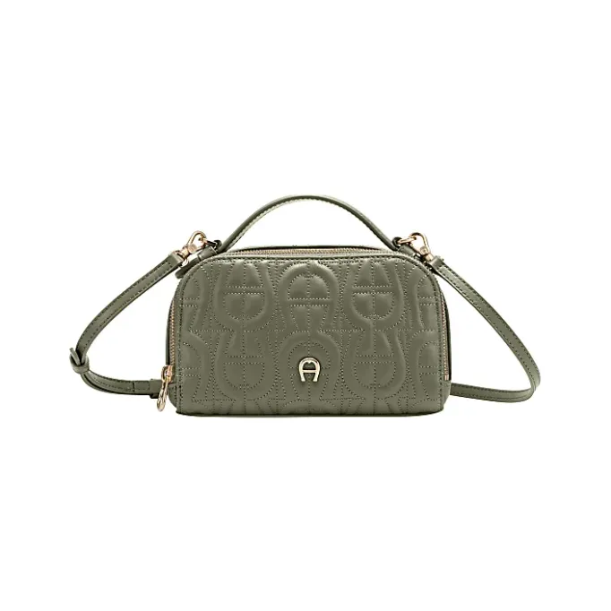 Aigner Leather Accessories-Diadora Pouch moss green