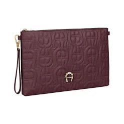 Aigner Leather Accessories-Diadora Pouch M port red