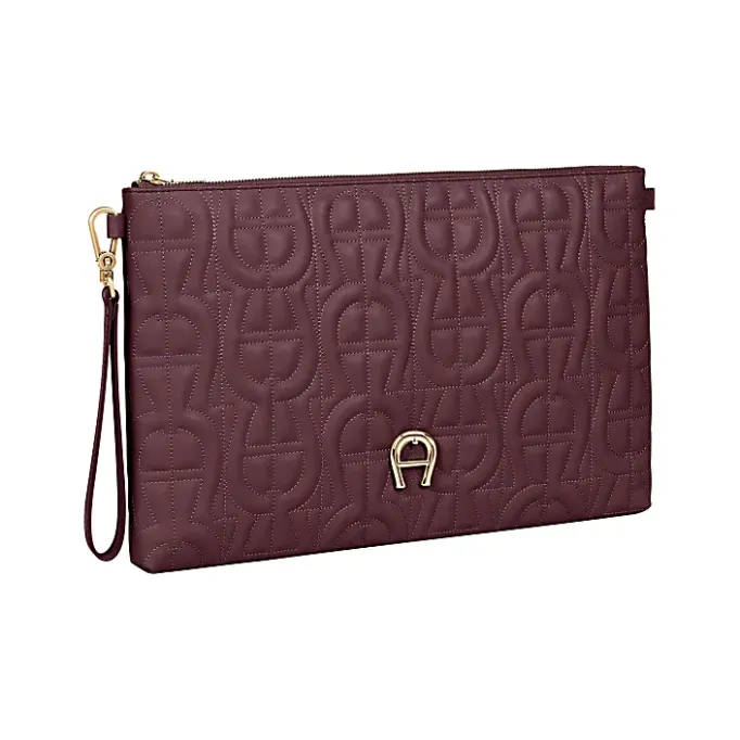 Aigner Leather Accessories-Diadora Pouch M port red