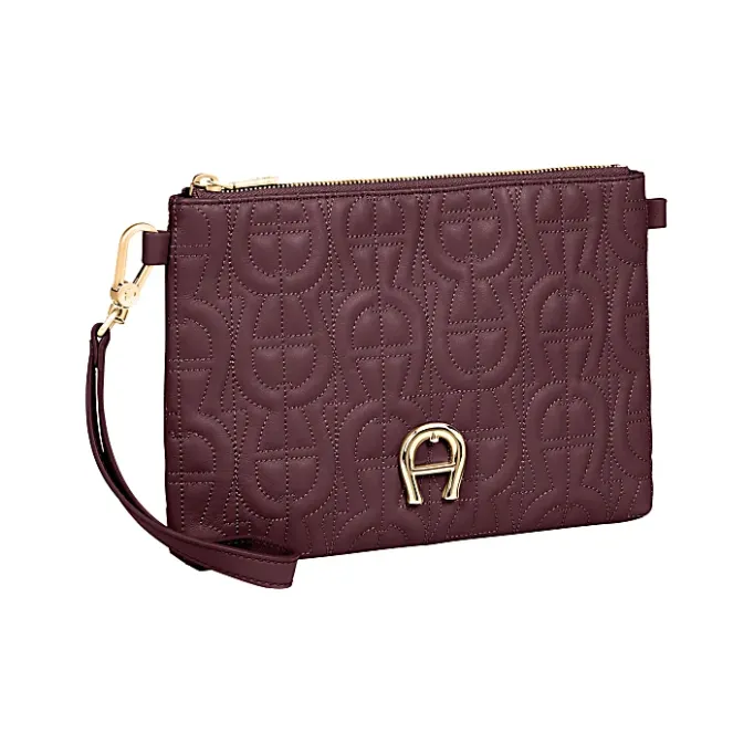 Aigner Leather Accessories-Diadora Pouch S port red