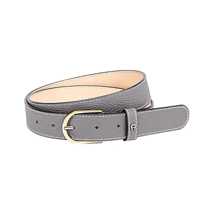 Aigner Belts-Farah Belt 3 cm iron grey