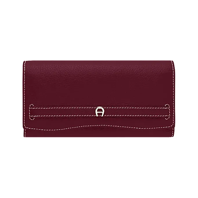 Aigner Wallets-Farah bill and card case burgundy