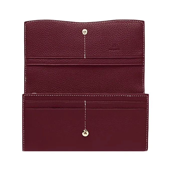 Aigner Wallets-Farah bill and card case burgundy
