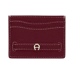 Aigner Wallets-Farah card case burgundy