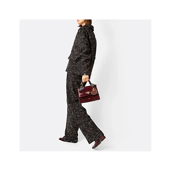 Aigner Bags-Farah Coccodrillo handbag S