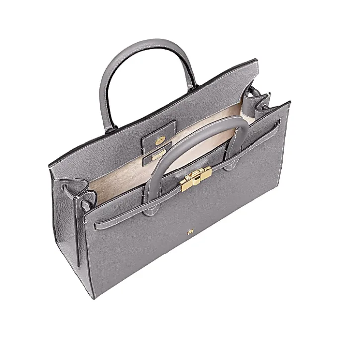 Aigner Bags-Farah Handbag L iron grey