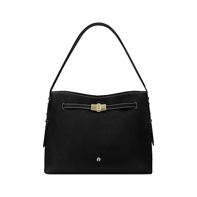Aigner Bags-FARAH Hobo bag M black