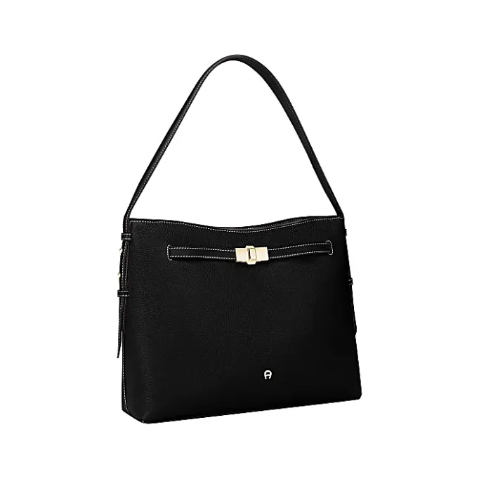 Aigner Bags-FARAH Hobo bag M black