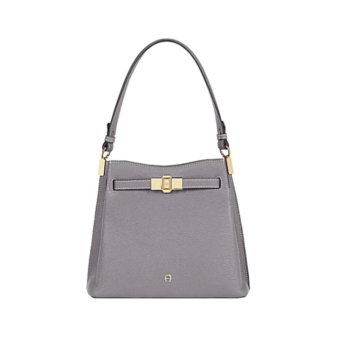 Aigner Bags-Farah hobo bag M iron grey