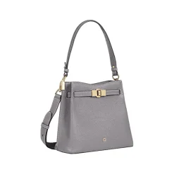 Aigner Bags-Farah hobo bag M iron grey