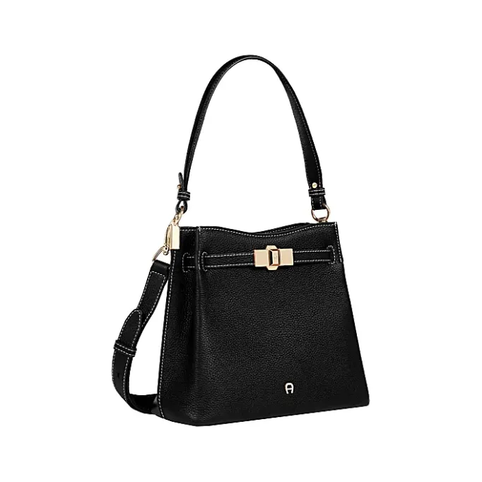 Aigner Bags-Farah hobo bag M black