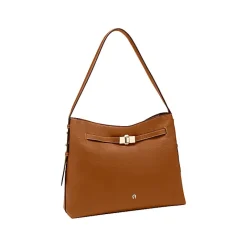 Aigner Bags-FARAH Hobo bag M cognac brown