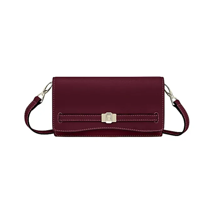 Aigner Leather Accessories-Farah Wallet on Strap burgundy