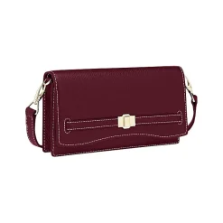 Aigner Leather Accessories-Farah Wallet on Strap burgundy
