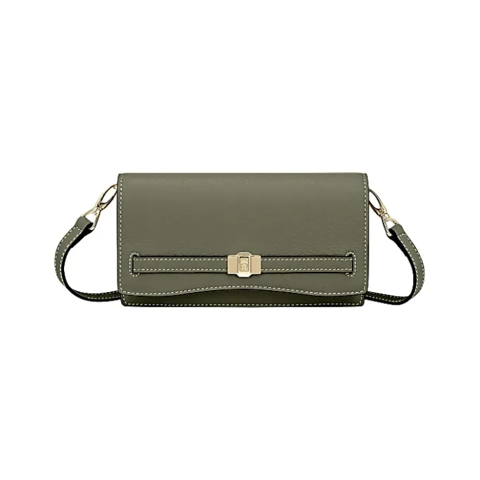 Aigner Leather Accessories-Farah Wallet on Strap moss green