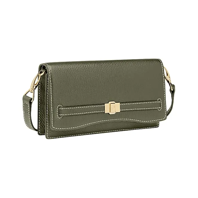 Aigner Leather Accessories-Farah Wallet on Strap moss green