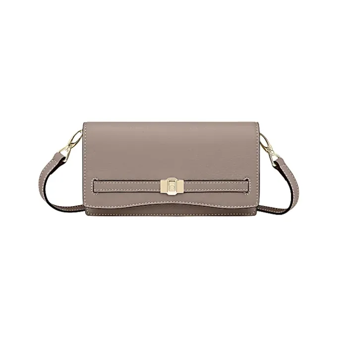 Aigner Leather Accessories-Farah Wallet on Strap taupe