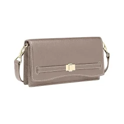 Aigner Leather Accessories-Farah Wallet on Strap taupe