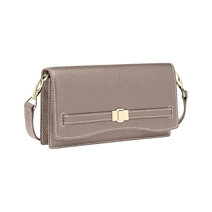 Aigner Leather Accessories-Farah Wallet on Strap taupe
