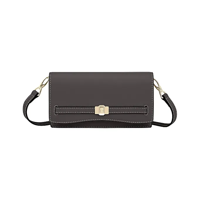 Aigner Leather Accessories-Farah Wallet on Strap acacia brown