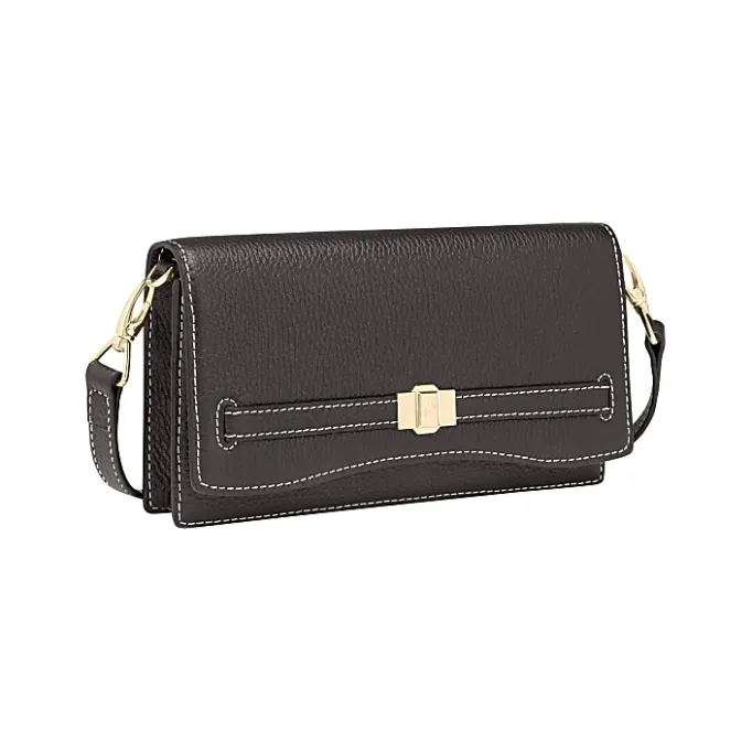 Aigner Leather Accessories-Farah Wallet on Strap acacia brown