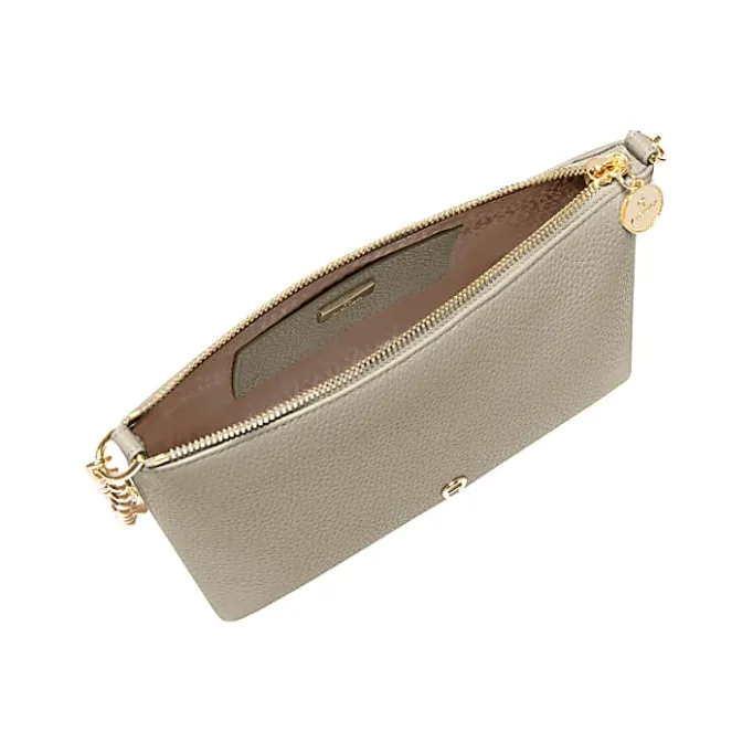 Aigner Leather Accessories-Fashion bag with chain alpaca beige