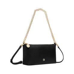 Aigner Leather Accessories-Fashion bag with chain black