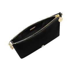Aigner Leather Accessories-Fashion bag with chain black
