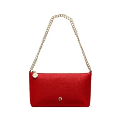 Aigner Leather Accessories-Fashion bag with chain lipstick red