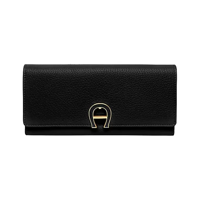 Aigner Wallets-Fashion Bill and Card compartment black