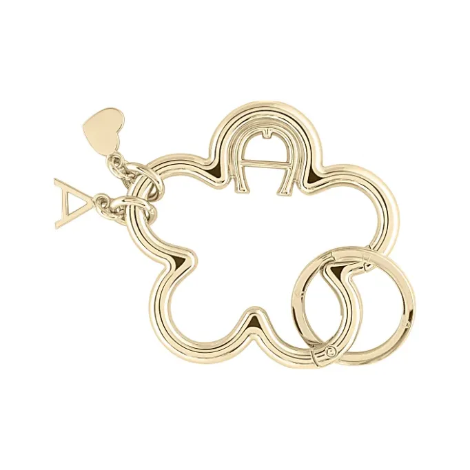 Aigner Keychains & Key Cases-FASHION key pendant Flower gold coloured