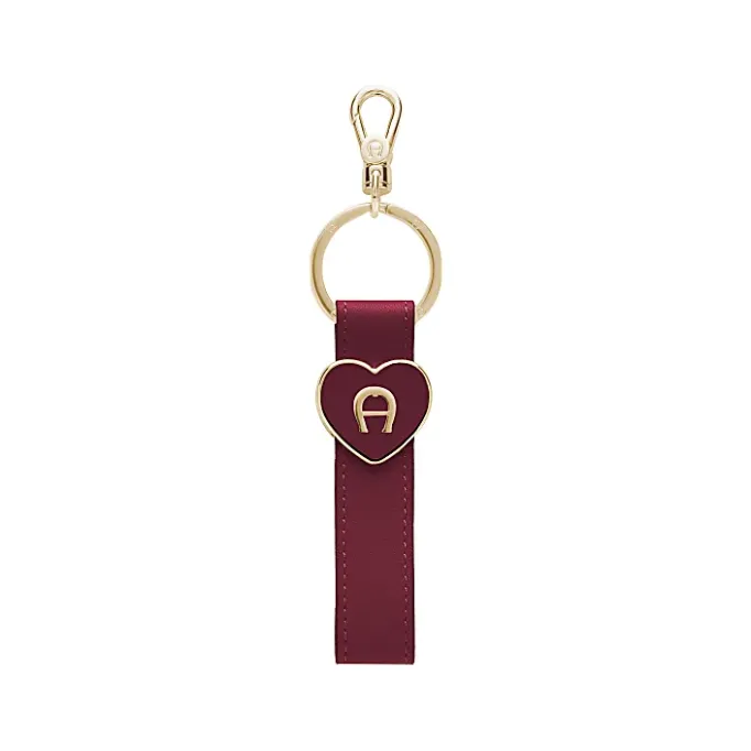 Aigner Keychains & Key Cases-FASHION key pendant Heart burgundy