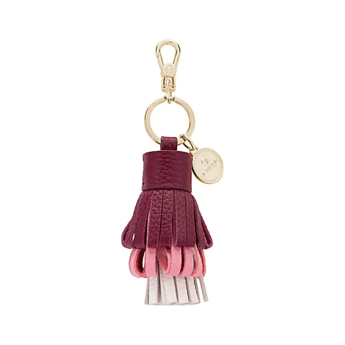 Aigner Keychains & Key Cases-FASHION key pendant Leather burgundy