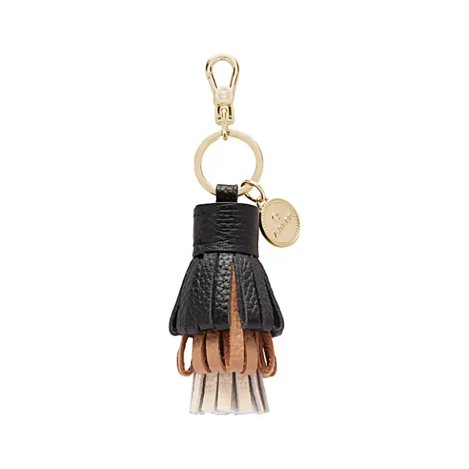 Aigner Keychains & Key Cases-FASHION key pendant Leather black