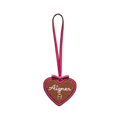 Aigner Leather Accessories-Fashion Pendant Gingerbread Heart orchid pink