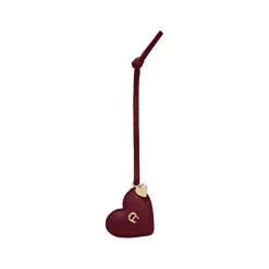 Aigner Leather Accessories-Fashion Pendant Heart burgundy