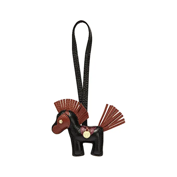 Aigner Leather Accessories-Fashion Pendant Horse black