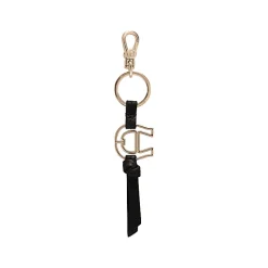 Aigner Keychains & Key Cases-Fashion pendant logo black