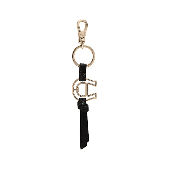 Aigner Keychains & Key Cases-Fashion pendant logo black
