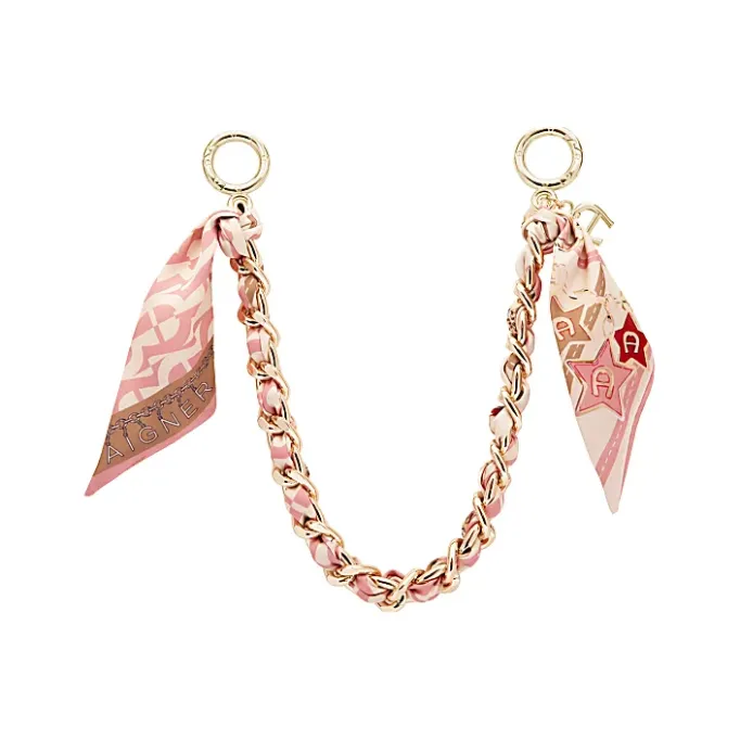 Aigner Leather Accessories-FASHION shoulder strap with scarf Morning Rose