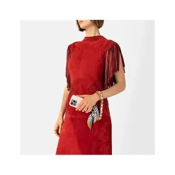 Aigner Leather Accessories-FASHION shoulder strap with scarf Morning Rose