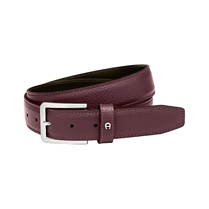 Aigner Belts-Fashionable Luca Belt 3.5 cm port red