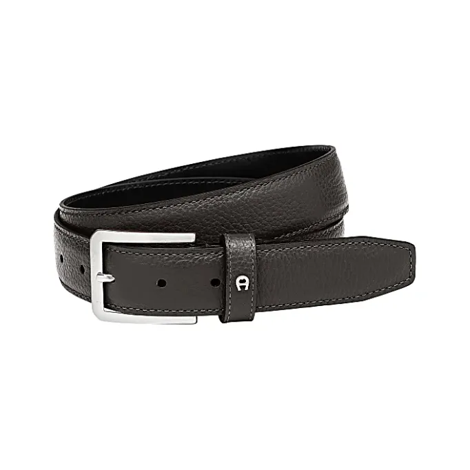 Aigner Belts-Fashionable Luca Belt 3.5 cm night grey